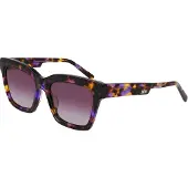 DKNY DK551S Violet tortoise 53/18/140 Damen Sonnenbrillen