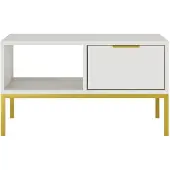 Petits-meubles Couchtisch Seattle , Weiß, 80cm