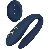 Dream Toys Göttin Ares - flexibler Paarvibrator (blau)