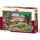 Art puzzle Puzzle Garten mit Pferden 1500 Teile