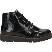 Rieker Damen Stiefelette Schnürboots Schnürung 44902, Größe:38 EU, Farbe:Schwarz