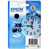 Epson Alarm clock Singlepack Black 27XXL DURABrite Ultra Ink, Hohe (XL-) Ausbeute, Schwarz, Tinte auf Pigmentbasis, 34,1 ml, 1 Stück(e), 2200 Seiten