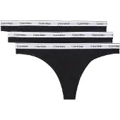 Calvin Klein Jeans Underwear String-Set 000QD5209E Schwarz 42