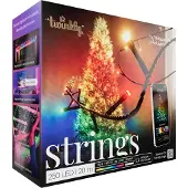 Twinkly TWS250SPP-BEU, Intelligente Strangleuchte, Wi-Fi/Bluetooth, Schwarz, LED, Warmweiß, 30000 h