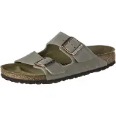 Birkenstock - Ledersandalen &ndash; Frau &ndash; Arizona Oiled Leather Narrow Tobacco Brown - Arizona Oiled Leather Narrow Tobacco Brown für Damen aus