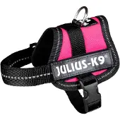 Trixie Julius-K9 IDC Powergeschirr, 2XS / Baby 2: 33–45 cm / 18 mm, fuchsia