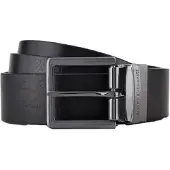 Armani Exchange für Herren. 951000CC51243420 Schwarzer Ledergürtel (40), Lässig, Klassisch