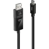 Lindy 43341, 1 m, USB Typ-C, DisplayPort, Männlich, Männlich, Gerade