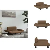 vidaXL Hundebett Braun 70x45x28 cm Stoff - Hundebetten