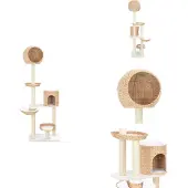 vidaXL Katzen-Kratzbaum Sisal Seegras - Kratzbäume