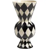 &Klevering - Rhombic Vase, schwarz