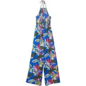 Desigual Jumpsuit Tropical Party 24SWMW22 Bunt Regular Fit