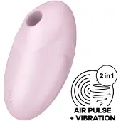Satisfyer Vulva Lover 3 - Wiederaufladbarer Luftwellen-Klitorisstimulator (Pink)