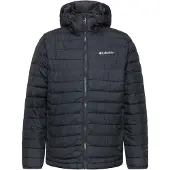 Columbia Steppjacke "Powder Lite II Hooded Jacket" mit Reißverschluss, in normaler Länge, wärmereflektierendes Material