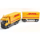 Emek Lieferlastwagen Mit Anhänger Scania DHL