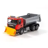 Emek Kipplaster Scania Mit Pflug, Rot