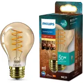 Philips Filament-Lampe Bernstein 50W A60 E27, 7 W, 50 W, E27, 640 lm, 15000 h