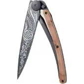 Deejo 37g Wacholderholz Keltisch Taschenmesser - STK - Keltisch