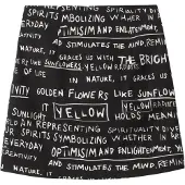 Desigual Letter Kurzer Rock