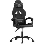 vidaXL Gaming-Stuhl Schwarz Kunstleder