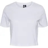 Pieces Pcsara Crop-t-shirt | Weiß | L