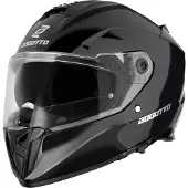 Bogotto FF122 SVK Solid Schwarz Integralhelm Größe L