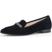 Gabor Slipper & Mokassin 304.17, Rauleder, Schwarz, Damen