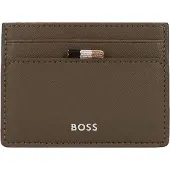 BOSS Zair Card Holder open green