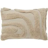 Fonq Wave Zierkissen 40 x 60 cm - Beige