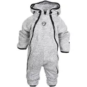 Lindberg Bormio Fleece-Overall, Grey Melange, 98