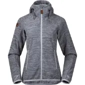 Bergans Jacke Hareid Fleece W Jacket Aluminium Damen-M
