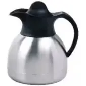 Cater-Profi Thermosflasche Edelstahl 0,6 l Silber, Schwarz