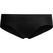 Icebreaker Unterwäsche Siren Hipkini Schwarz Damen-XL