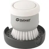Outwell Kitson Brush w/Soap Dispenser, Bartbürste, Schwarz, Weiß, Polypropylen (PP), Silikon, 2 Stück(e), Matt, 90 mm