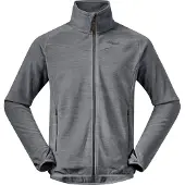 Bergans Jacke Hareid Fleece Jacket NoHood Aluminium Herren-M
