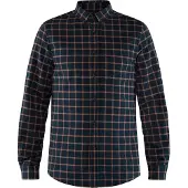 Fjällräven - Övik Flannel Shirt - Hemd Gr L schwarz