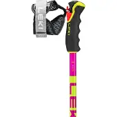 LEKI Spitfire Vario 3D Unisex Skistöcke verstellbar Ski Poles pink/gelb