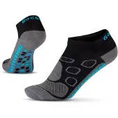 Gococo No Show Circulation Socken schwarz/grau