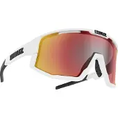Bliz - Sport-Sonnenbrillen - Fusion Matt White Smoke W Red Multi - Weiß