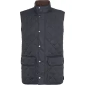 Barbour für Herren. MGI0245 Weste Lowerdale marineblau (L), Lässig, Polyester