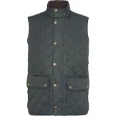 Barbour Herren Jacken New Lowerdale Quilted Gilet - Donkergroen - Größe XL