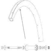Mavic Kit 9 Front Cosmic Sl 40 Rb Speichen