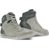 SHIMA SX-2 Evo Perforierte Grau Motorrad Schuhe Größe 45