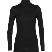 Icebreaker - Merinowolle-Unterhemd &ndash; Damen / Frau &ndash; W Merino 260 Tech LS Turtleneck - W Merino 260 Oasis LS Turtleneck Black für Damen aus