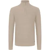 11 Project klassischer PRTillmann Fine Herren Troyer mit Stehkragen Pullover 21301005-ME-1513041 Beige