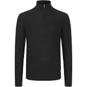 11 Project klassischer PRTillmann Fine Herren Troyer mit Stehkragen Pullover 21301005-ME-194008 Schwarz