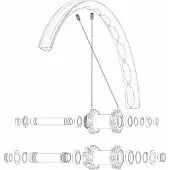 Mavic Deemax S 29´´ Speichen