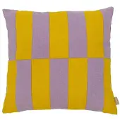 Fonq Play Zierkissen 50 x 50 cm - Lavendel/Gelb