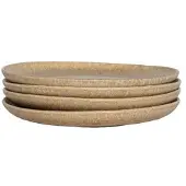 Fonq Mixed Ceramics Kuchenteller - Ø17 cm - Sand (4er Set)
