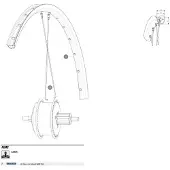 Mavic Ebm X35 Mtb Hinterradfelge